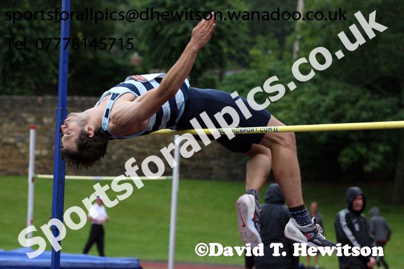 Senior mens high jump, EAP International Combined Events, Hexham Northumberland. Photo: David T. Hewitson/Sports for All Pics